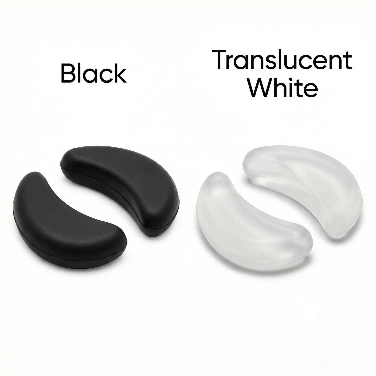Ray-Ban Meta replacement nose pads — Black and Translucent White combo pack — SmartGlass Gear