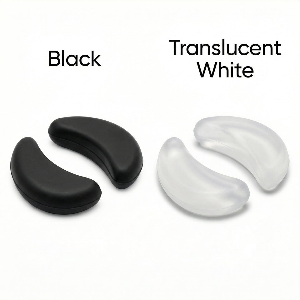 Ray-Ban Meta replacement nose pads — Black and Translucent White combo pack — SmartGlass Gear