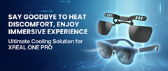 SGG BREEZE — XREAL One Pro heat separation kit — component layout — SmartGlass Gear