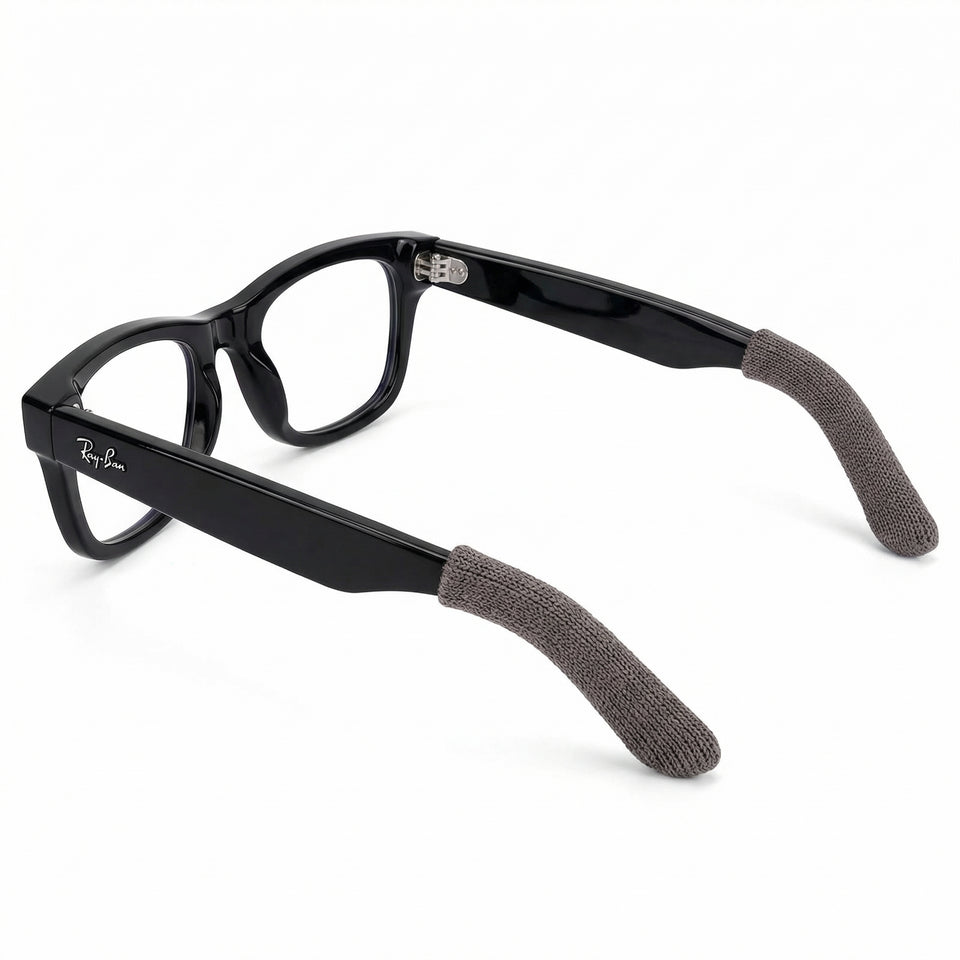 SGG SLEEVE — Knitted temple sleeve covers for glasses — main product, 3 pairs anti-slip comfort wraps — SmartGlass Gear