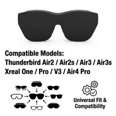 SGG SHADE Universal — AR display glare shield — material and edge detail — SmartGlass Gear