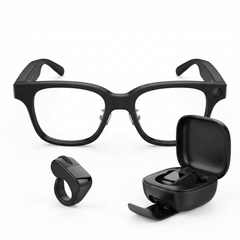 SGG RING — Rokid RGR06 Bluetooth smart ring — product render on dark background — SmartGlass Gear