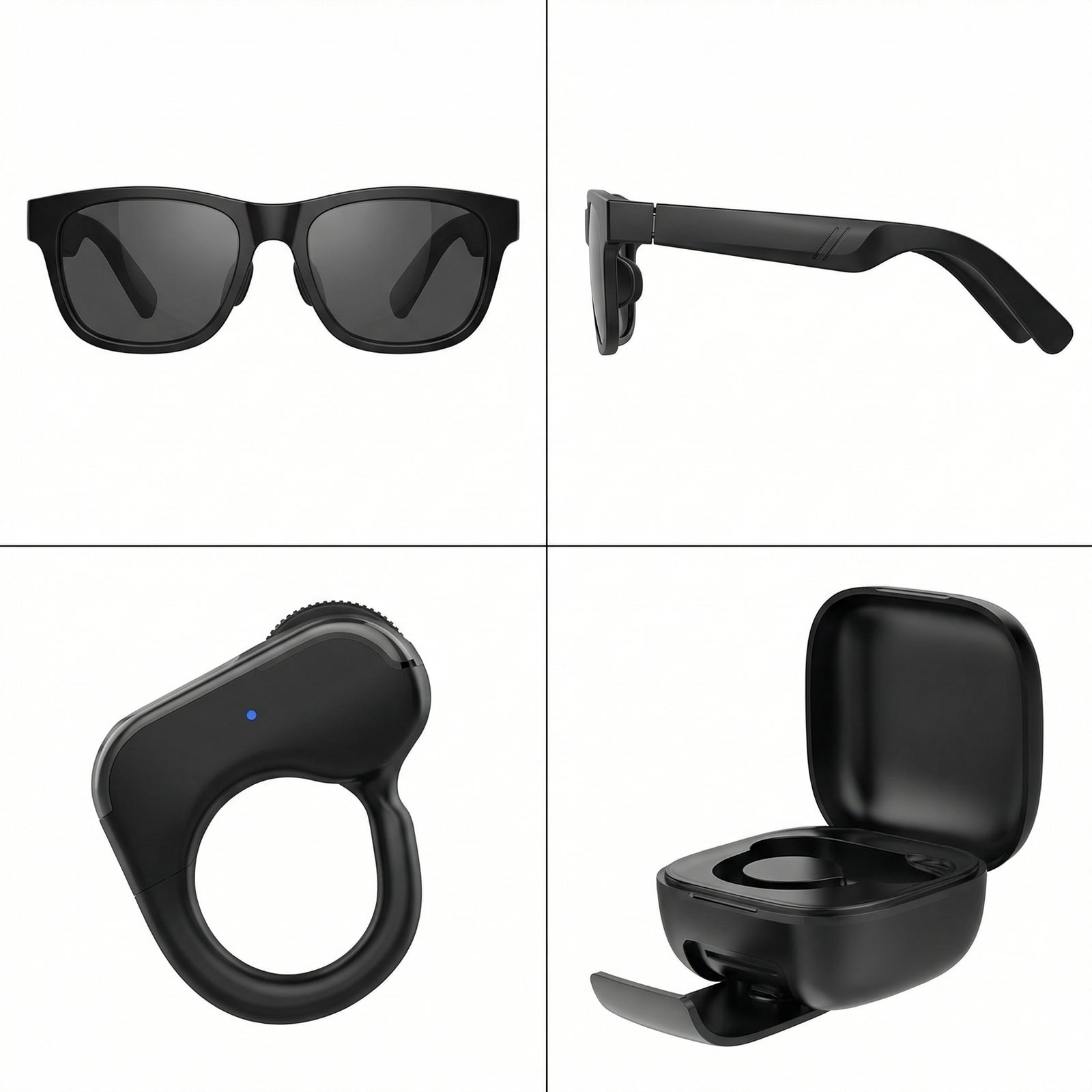 SGG RING — Rokid RGR06 smart ring — multi-angle product views — SmartGlass Gear