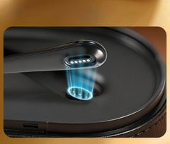 SGG VAULT Charge magnetic charging contact close-up inside the Rokid charging case — SmartGlass Gear