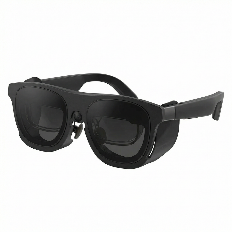 SGG SHADE One — XREAL One with light blocker — bright outdoor use, improved screen readability — SmartGlass Gear