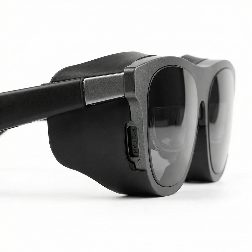 SGG SHADE One — XREAL One with light blocker — bright outdoor use, improved screen readability — SmartGlass Gear