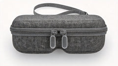 SGG VAULT — Hard shell AR glasses case — top view, zipper and fabric exterior — SmartGlass Gear