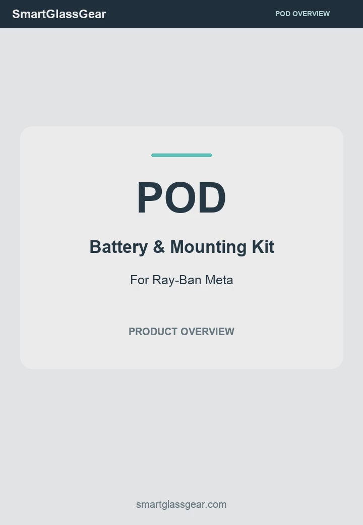 SmartGlassGear POD kit overview with English captions
