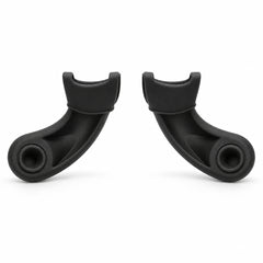 Two silicone sound-guide accessories shown alone on white.
